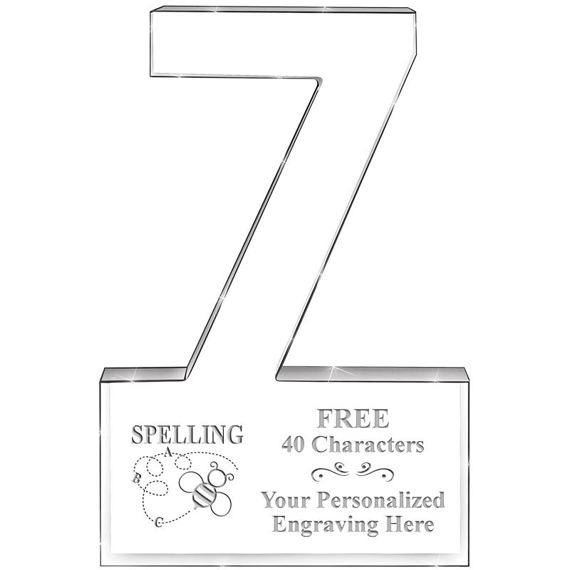 6" 7 YEARS OF SERVICE ACRYLIC