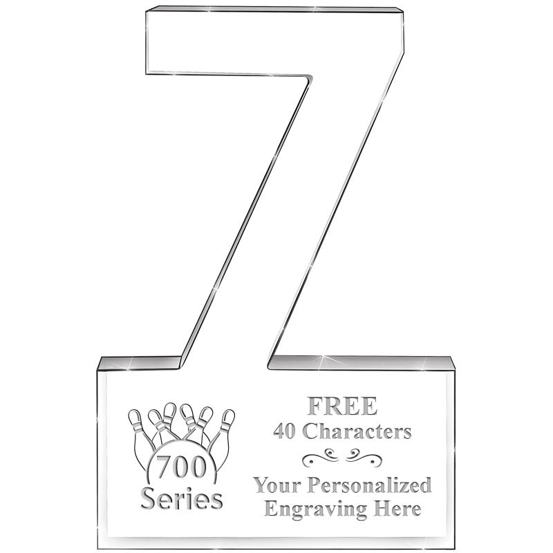6" 7 YEARS OF SERVICE ACRYLIC