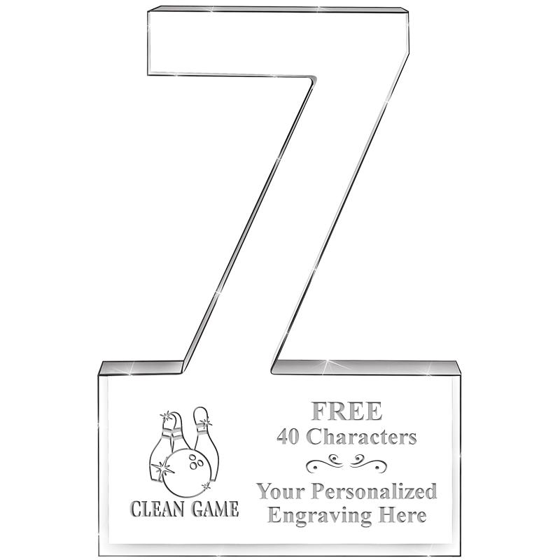 6" 7 YEARS OF SERVICE ACRYLIC