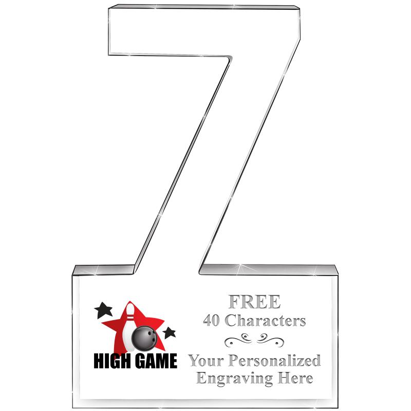 6" 7 YEARS OF SERVICE ACRYLIC