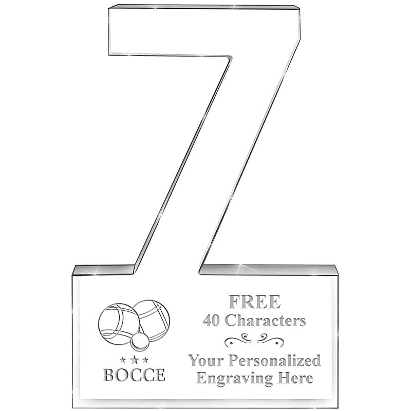 6" 7 YEARS OF SERVICE ACRYLIC