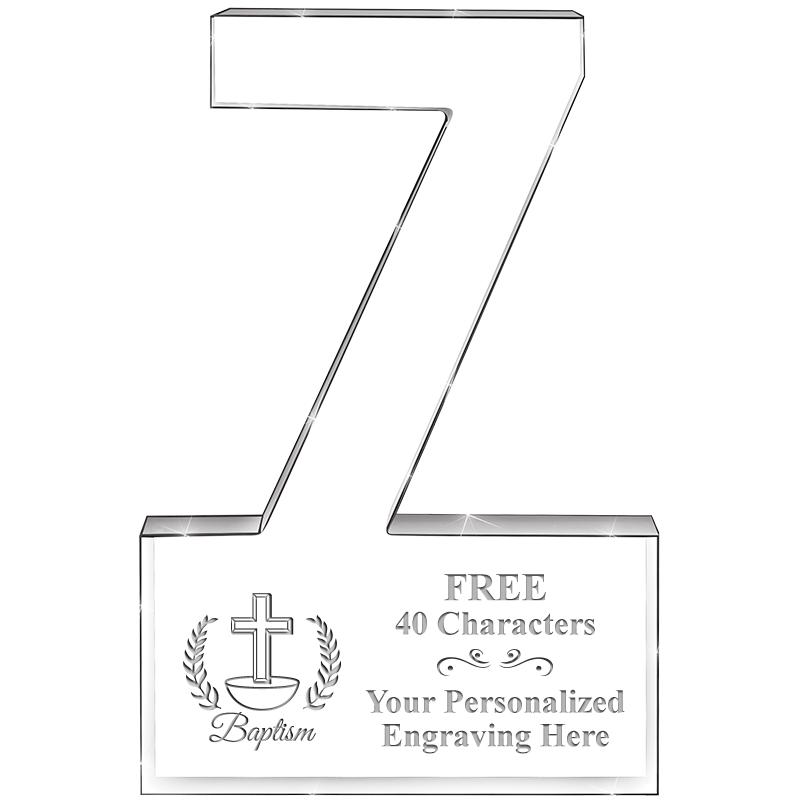 6" 7 YEARS OF SERVICE ACRYLIC