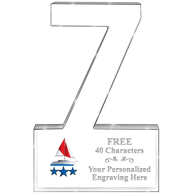 6" 7 YEARS OF SERVICE ACRYLIC