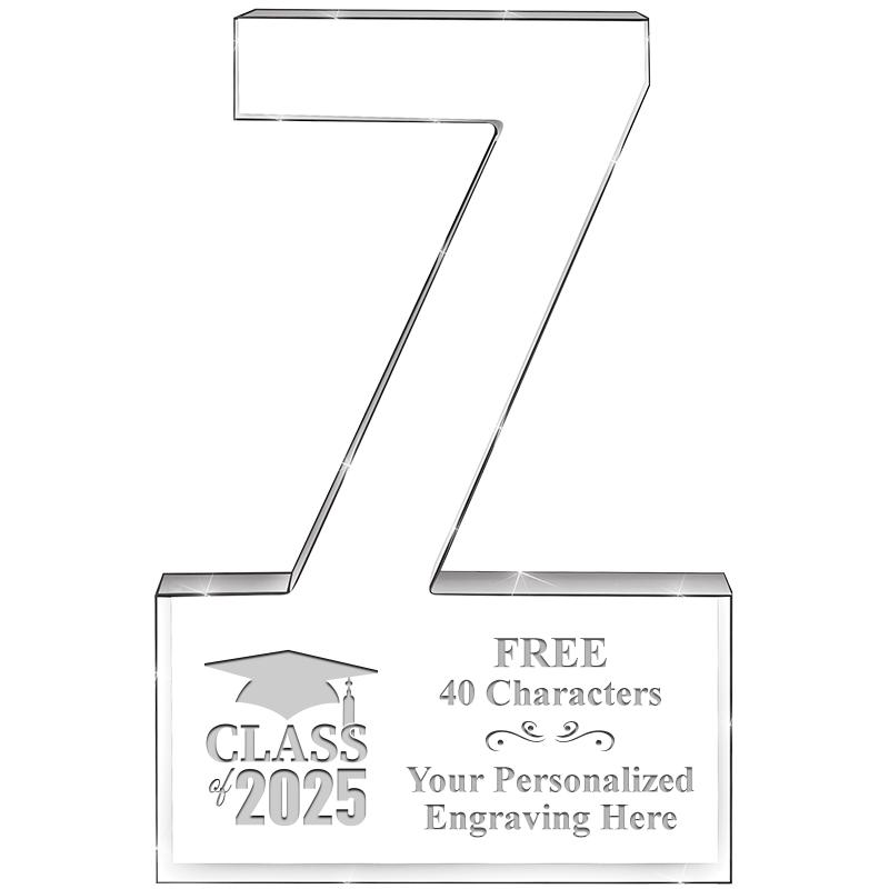 6" 7 YEARS OF SERVICE ACRYLIC