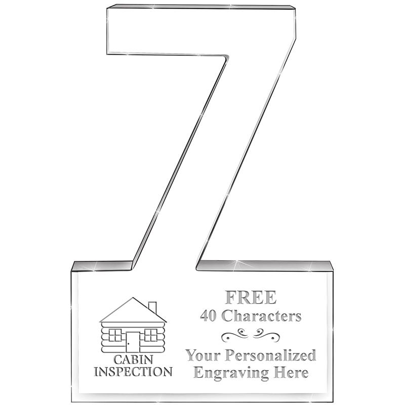 6" 7 YEARS OF SERVICE ACRYLIC