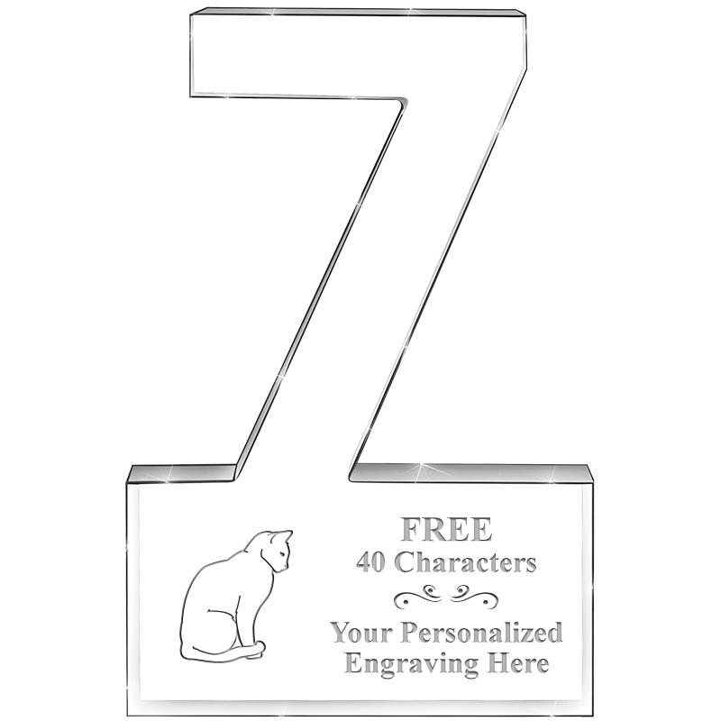 6" 7 YEARS OF SERVICE ACRYLIC