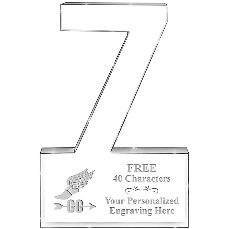 6" 7 YEARS OF SERVICE ACRYLIC