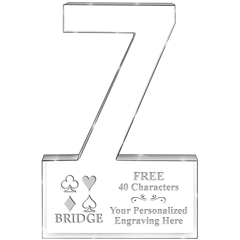 6" 7 YEARS OF SERVICE ACRYLIC