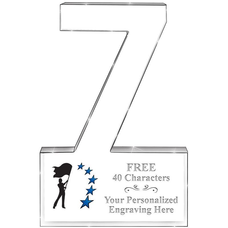 6" 7 YEARS OF SERVICE ACRYLIC