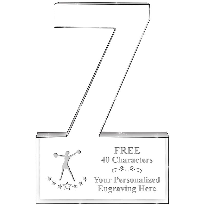 6" 7 YEARS OF SERVICE ACRYLIC