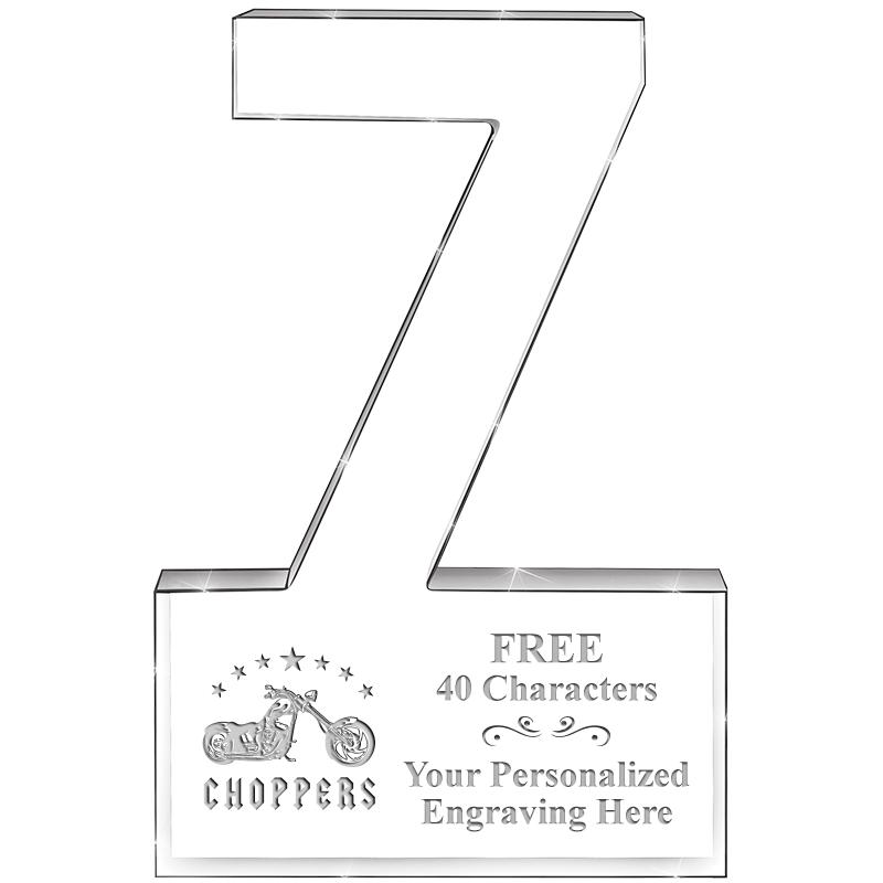 6" 7 YEARS OF SERVICE ACRYLIC