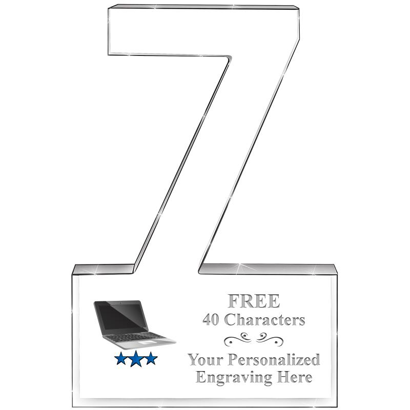 6" 7 YEARS OF SERVICE ACRYLIC