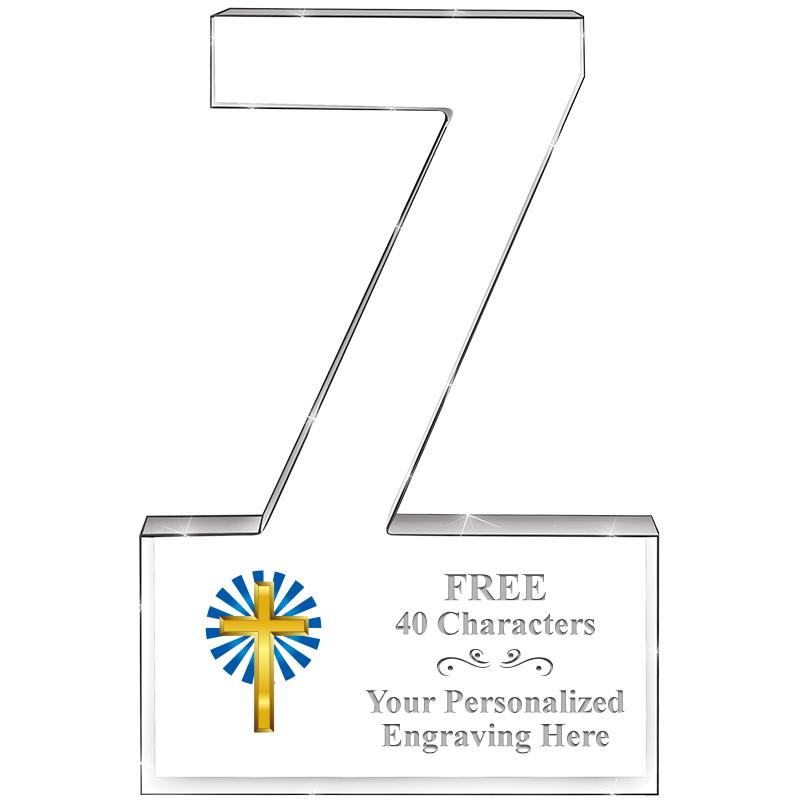 6" 7 YEARS OF SERVICE ACRYLIC