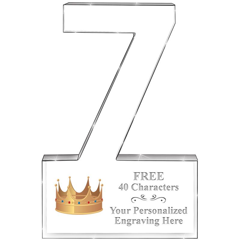 6" 7 YEARS OF SERVICE ACRYLIC