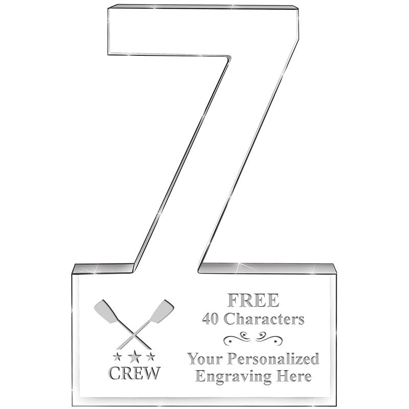 6" 7 YEARS OF SERVICE ACRYLIC