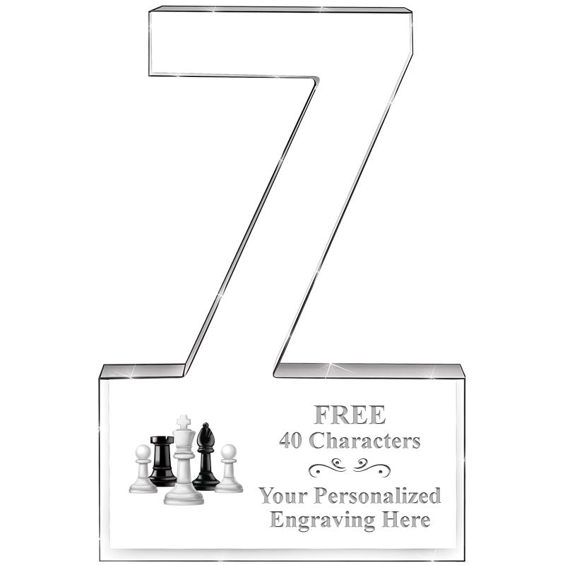 6" 7 YEARS OF SERVICE ACRYLIC