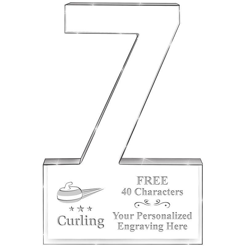 6" 7 YEARS OF SERVICE ACRYLIC