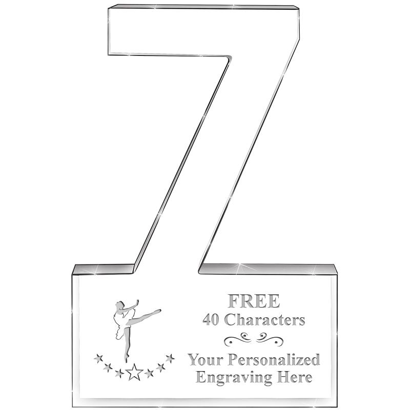 6" 7 YEARS OF SERVICE ACRYLIC