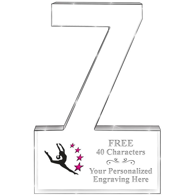 6" 7 YEARS OF SERVICE ACRYLIC