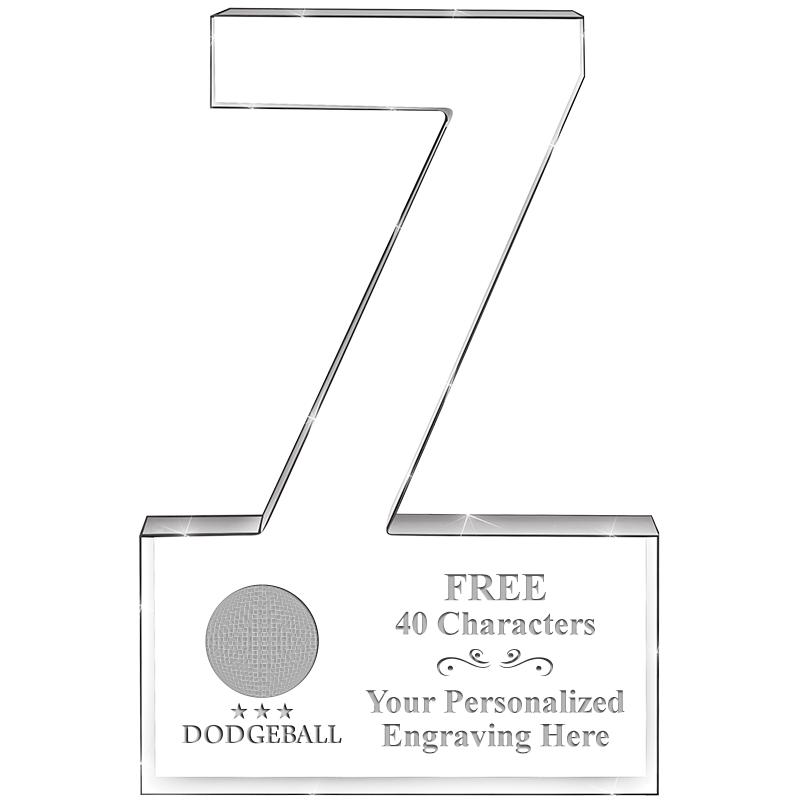 6" 7 YEARS OF SERVICE ACRYLIC