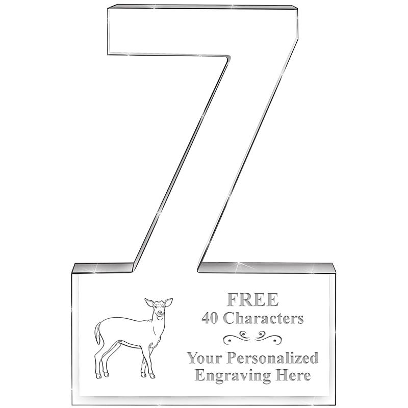 6" 7 YEARS OF SERVICE ACRYLIC