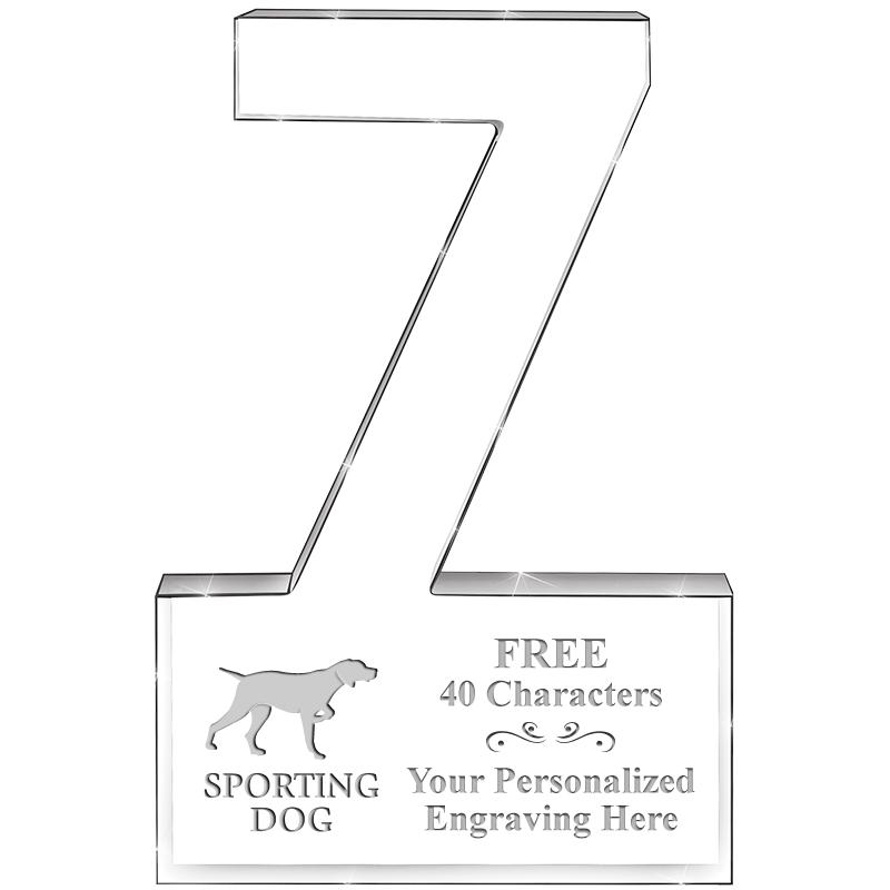 6" 7 YEARS OF SERVICE ACRYLIC