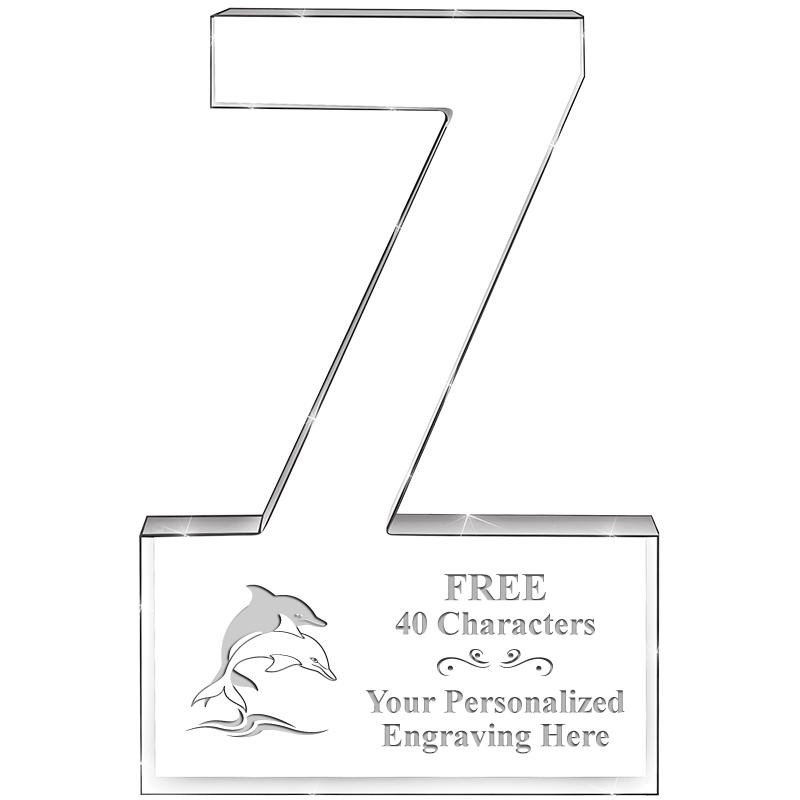 6" 7 YEARS OF SERVICE ACRYLIC