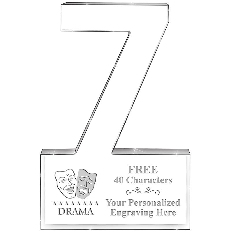 6" 7 YEARS OF SERVICE ACRYLIC