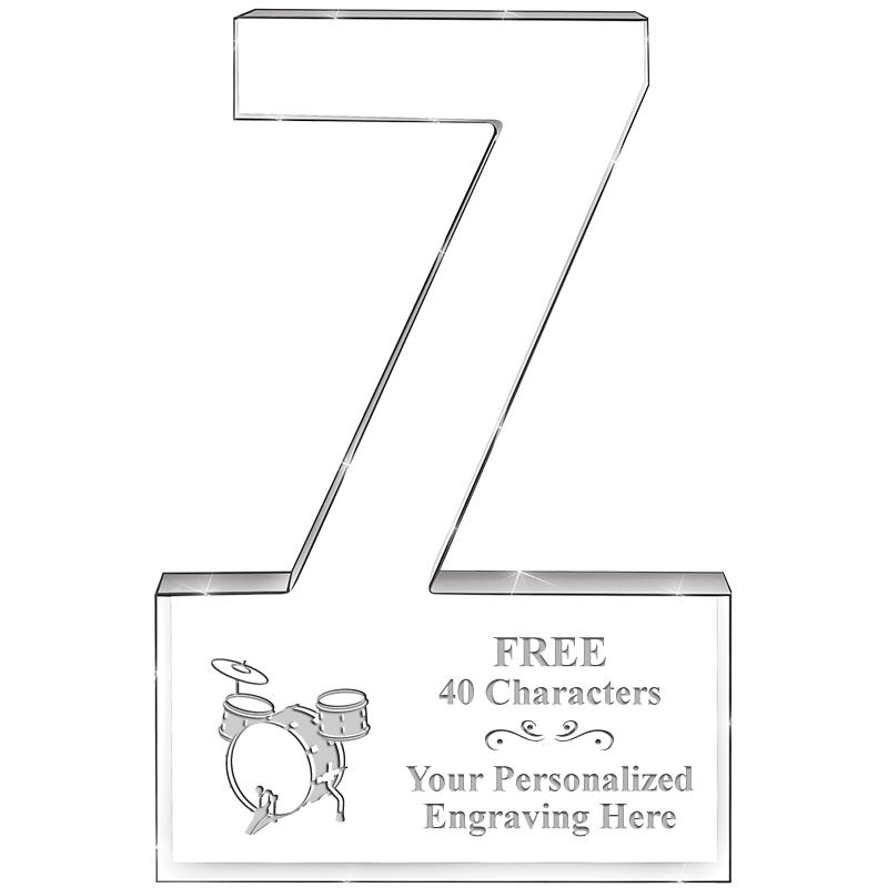 6" 7 YEARS OF SERVICE ACRYLIC