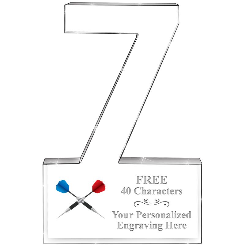 6" 7 YEARS OF SERVICE ACRYLIC