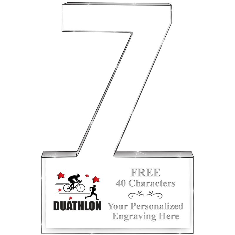 6" 7 YEARS OF SERVICE ACRYLIC