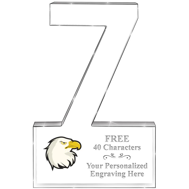 6" 7 YEARS OF SERVICE ACRYLIC