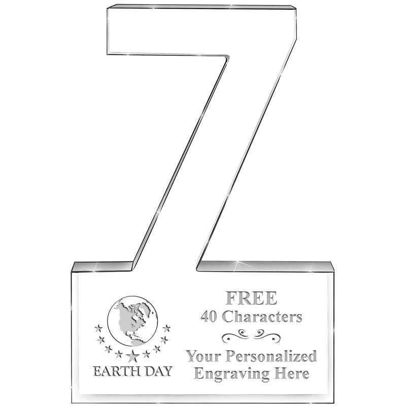 6" 7 YEARS OF SERVICE ACRYLIC