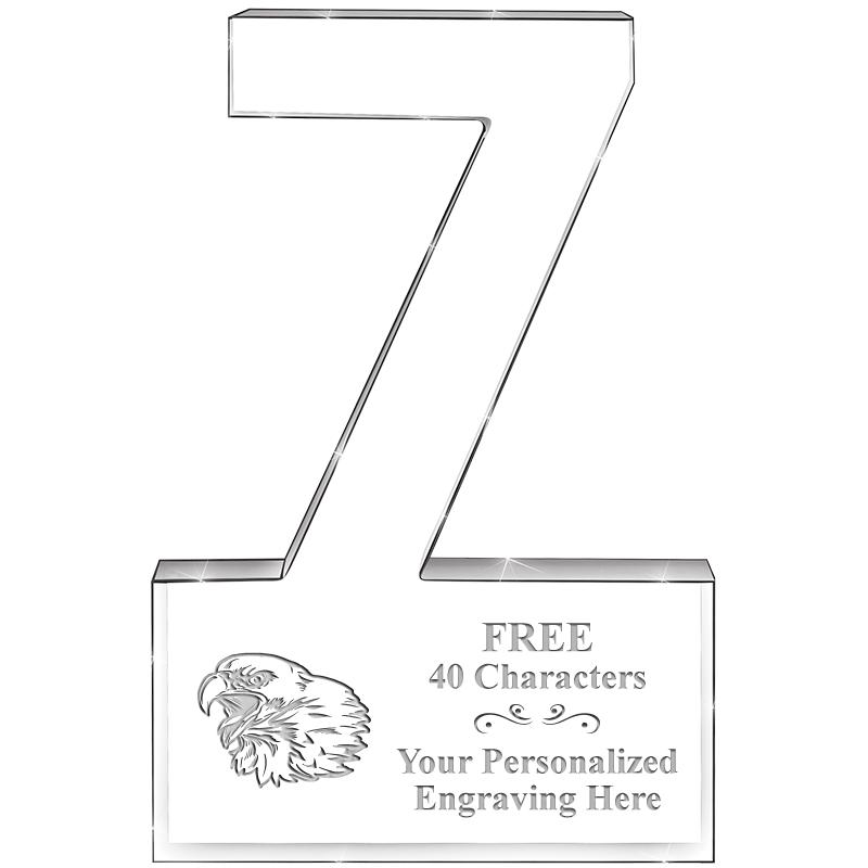 6" 7 YEARS OF SERVICE ACRYLIC