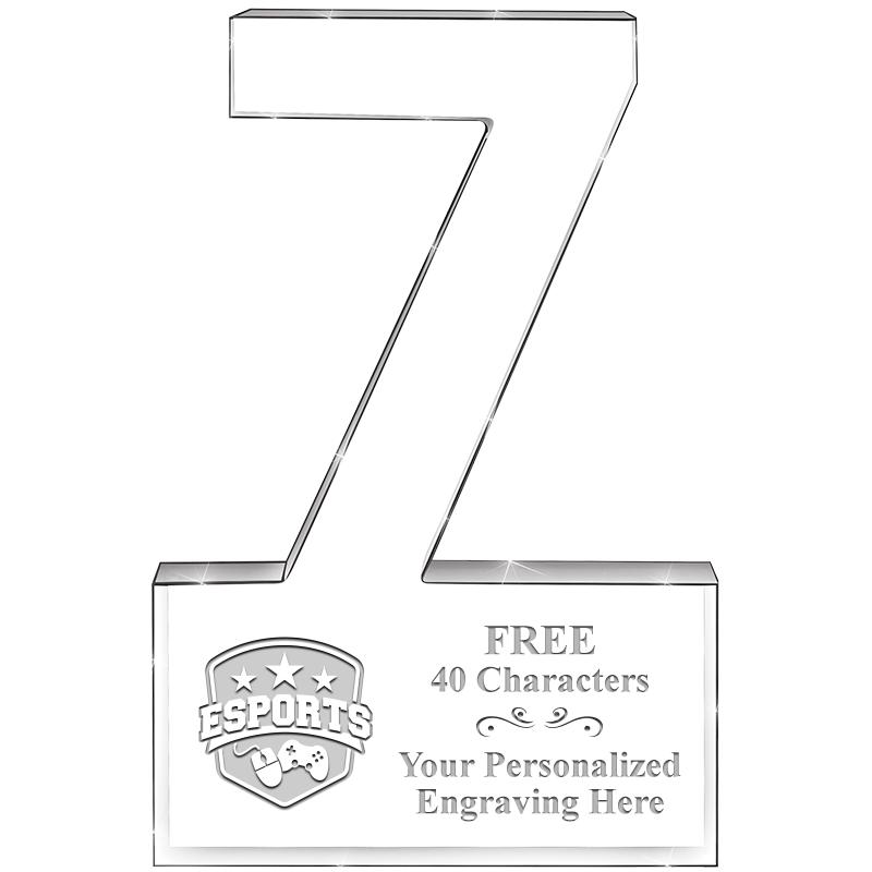 6" 7 YEARS OF SERVICE ACRYLIC