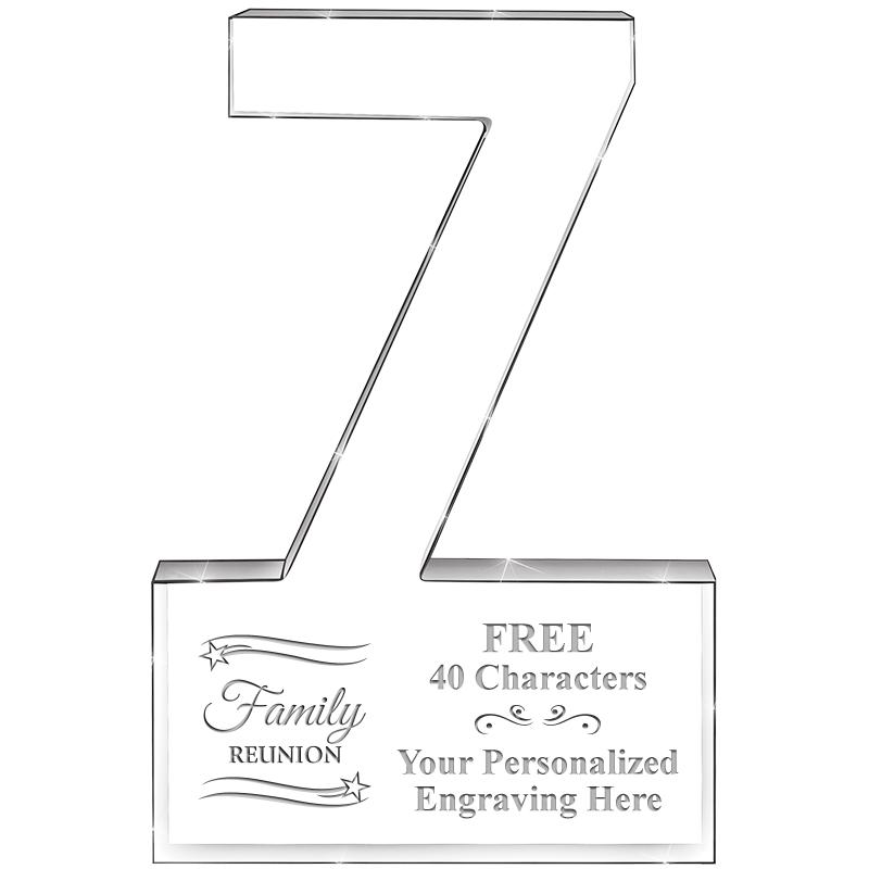 6" 7 YEARS OF SERVICE ACRYLIC