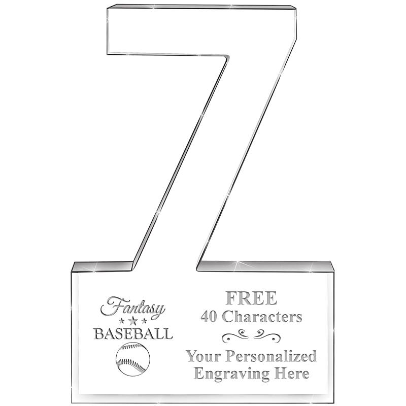 6" 7 YEARS OF SERVICE ACRYLIC