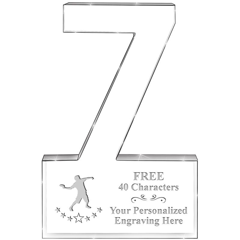 6" 7 YEARS OF SERVICE ACRYLIC