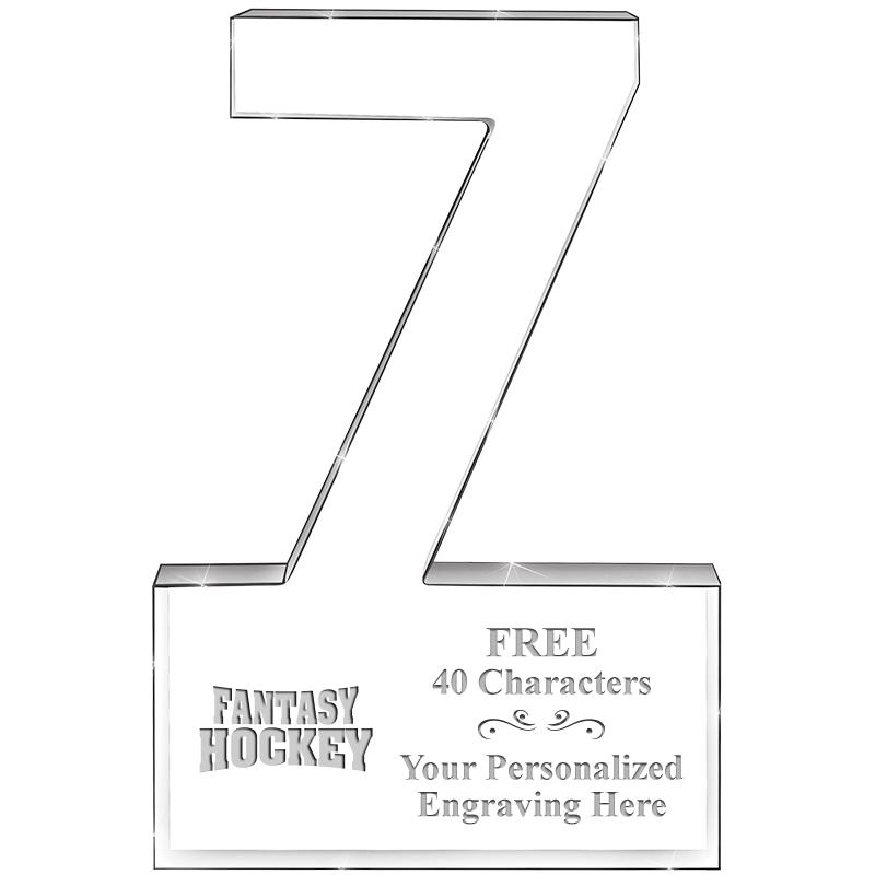 6" 7 YEARS OF SERVICE ACRYLIC