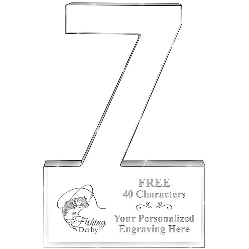 6" 7 YEARS OF SERVICE ACRYLIC