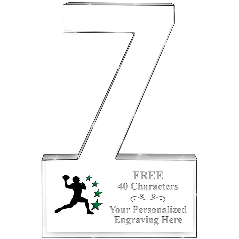 6" 7 YEARS OF SERVICE ACRYLIC