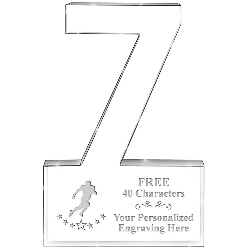 6" 7 YEARS OF SERVICE ACRYLIC