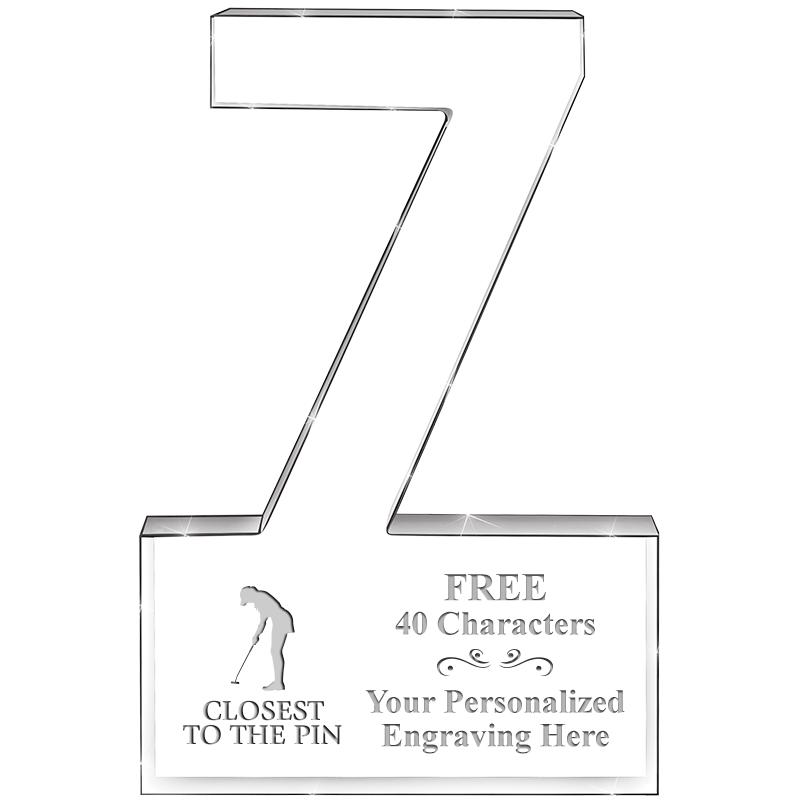 6" 7 YEARS OF SERVICE ACRYLIC