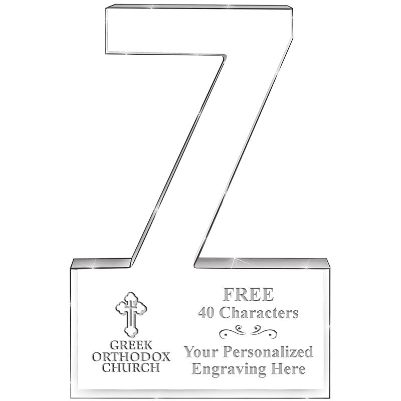 6" 7 YEARS OF SERVICE ACRYLIC