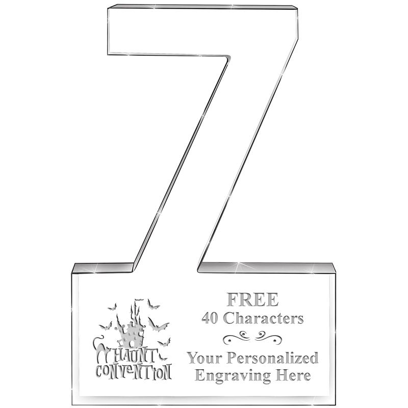 6" 7 YEARS OF SERVICE ACRYLIC