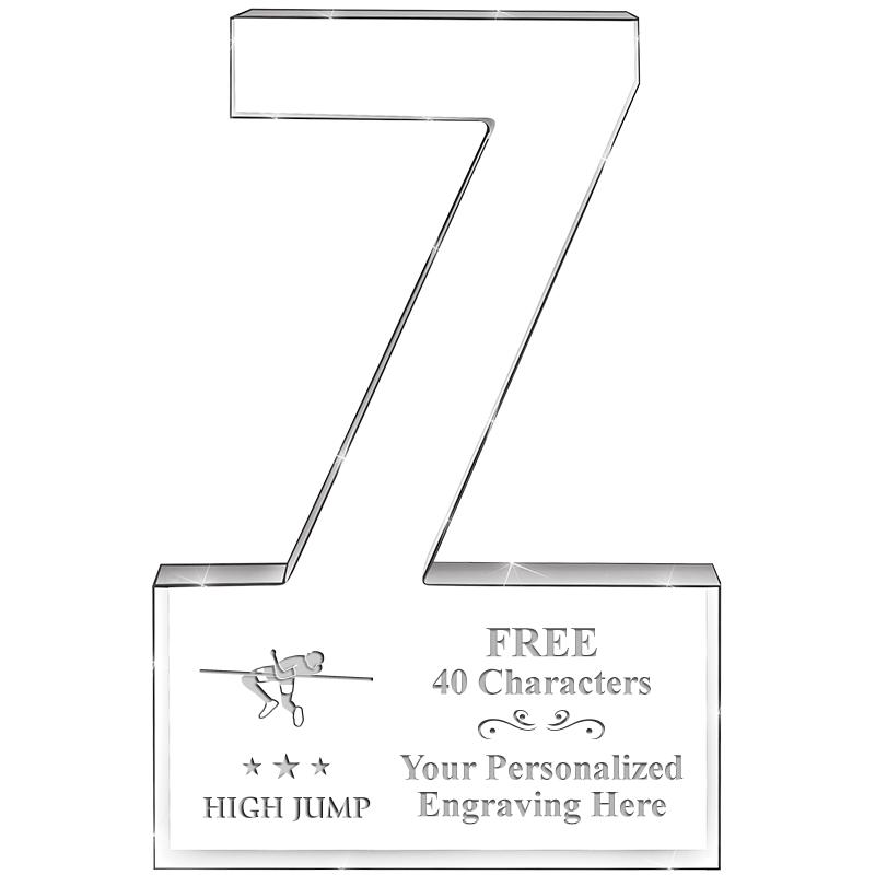 6" 7 YEARS OF SERVICE ACRYLIC