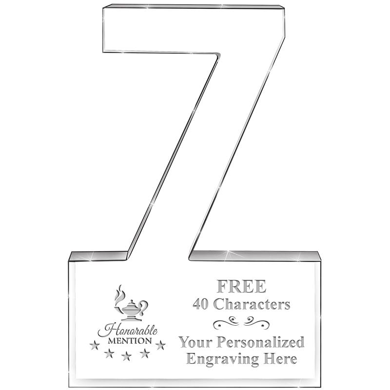 6" 7 YEARS OF SERVICE ACRYLIC