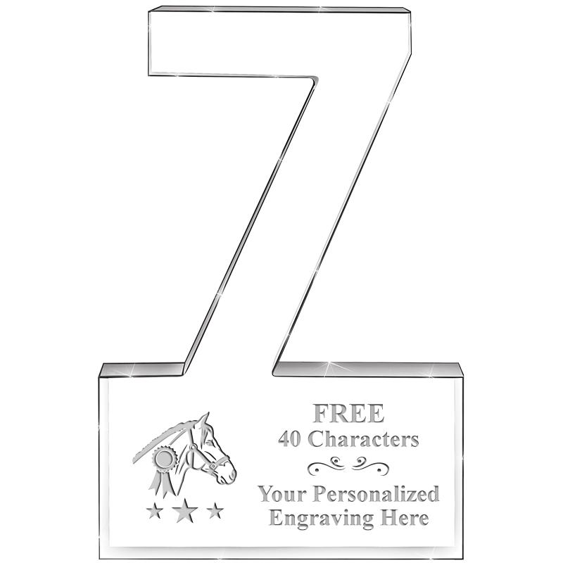 6" 7 YEARS OF SERVICE ACRYLIC