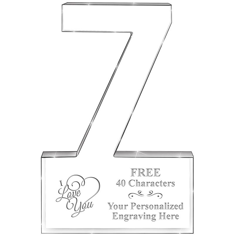 6" 7 YEARS OF SERVICE ACRYLIC