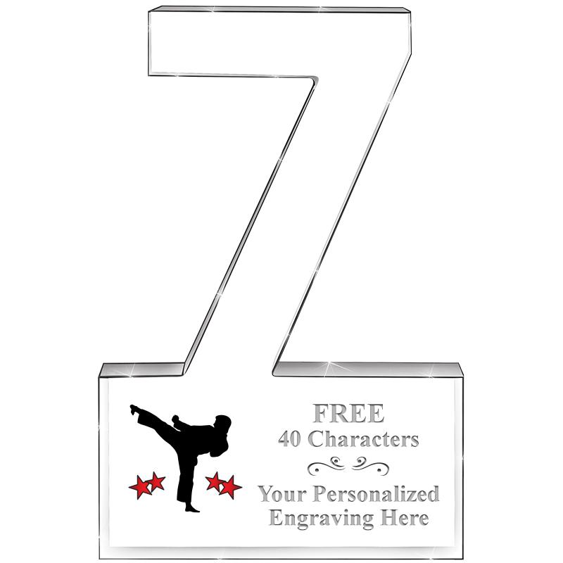 6" 7 YEARS OF SERVICE ACRYLIC